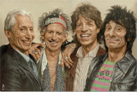 Sebastian Kruger - Rolling Stones - Poster 61x91,5 cm