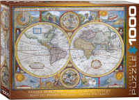 1000 Teile Puzzle - Antike Weltkarte
