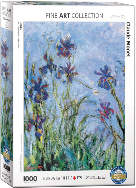 1000 Teile Puzzle - Irises by Monet