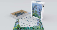 1000 Teile Puzzle - Irises by Monet