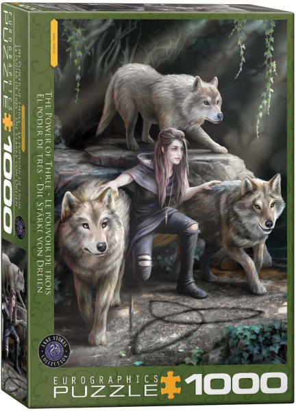 1000 Teile Puzzle - The Power of Three by A.Stokes