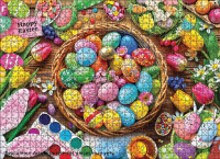 1000 Teile Puzzle - Easter Table - Ostertisch