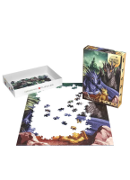 1000 Teile Puzzle - Fourth Wings - Tairn, Sgaeyl &...