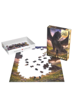 1000 Teile Puzzle - Fourth Wings - Violet meets Tairn
