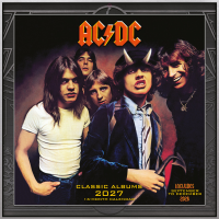 Kalender 2027 AC/DC - Wandkalender 30x30 cm