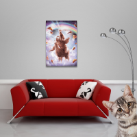 Pizza Slack - Sloth, Lama & Cat - Poster 61x91,5 cm