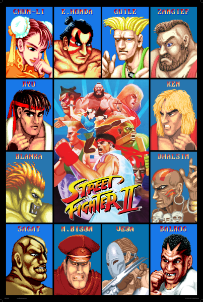 Streetfighter II - Fight - Poster 61x91,5 cm