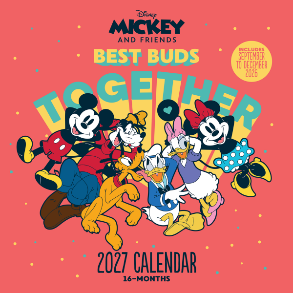 Kalender 2027 Mickey and Friends - Wandkalender 30x30 cm