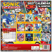 Kalender 2027 Sonic the Hedgehog- Wandkalender 30x30 cm