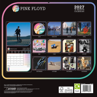 Kalender 2027 Pink Floyd - Wandkalender 30x30 cm