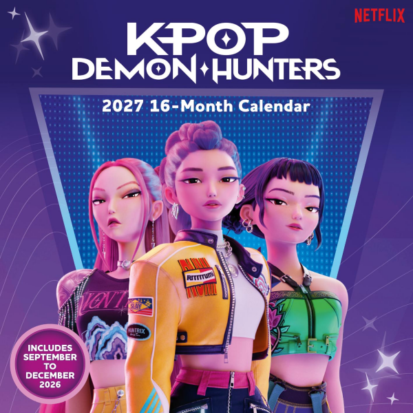 Kalender 2027 K-Pop Demon Hunters - Wandkalender 30x30 cm