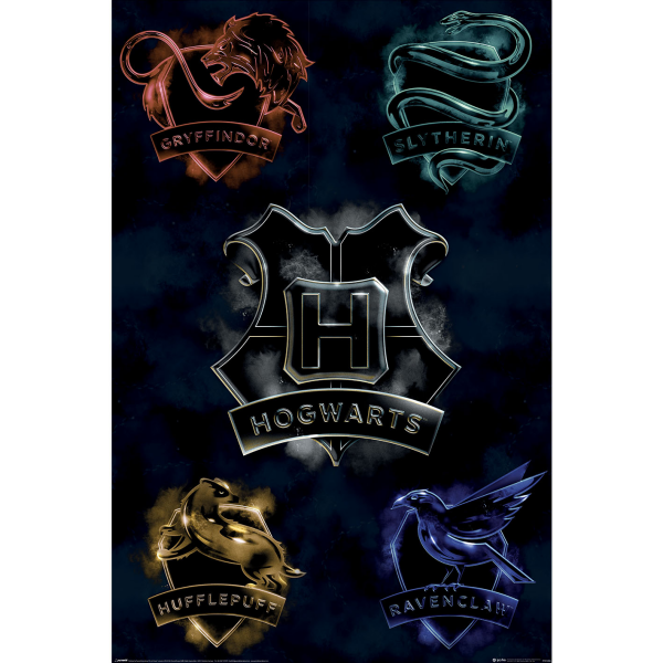Harry Potter - Houses - Poster 61x91,5 cm