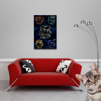 Harry Potter - Houses - Poster 61x91,5 cm