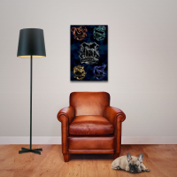 Harry Potter - Houses - Poster 61x91,5 cm
