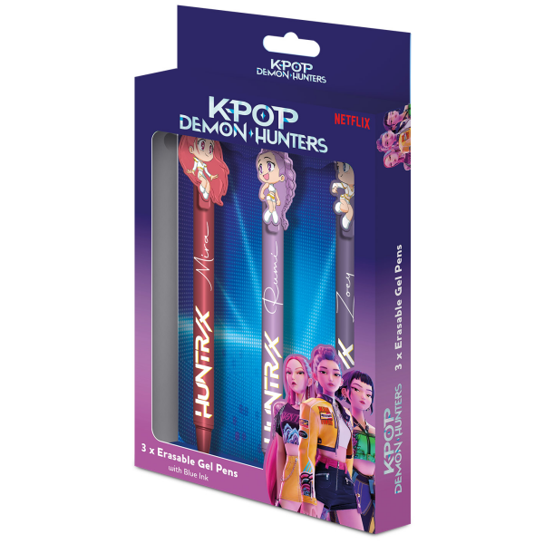 K-Pop Demon Hunters - Band - 3 radierbare Stifte