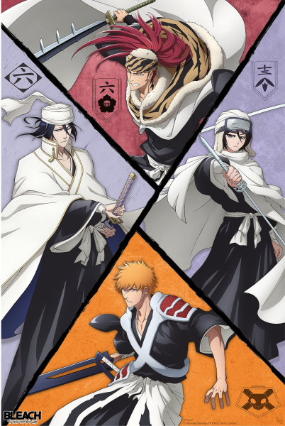 Bleach - Group Shinigami - Poster 61x91,5 cm