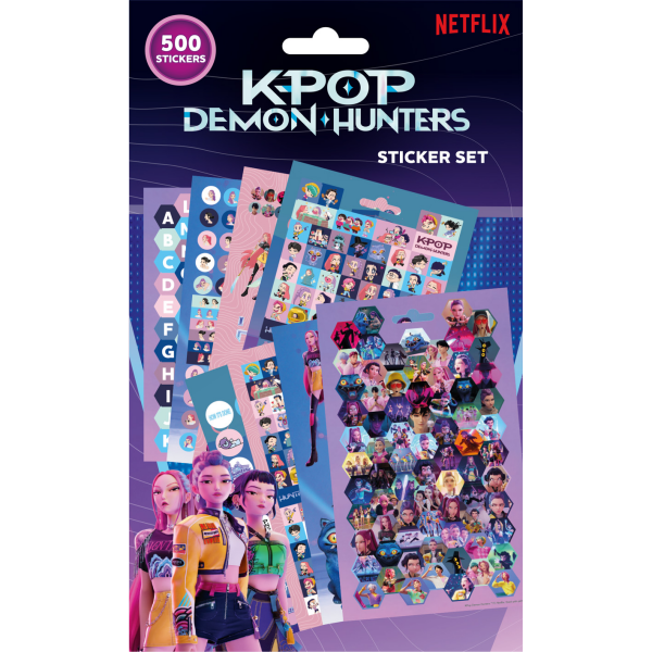 500 Sticker Set - K-Pop Demon Hunters