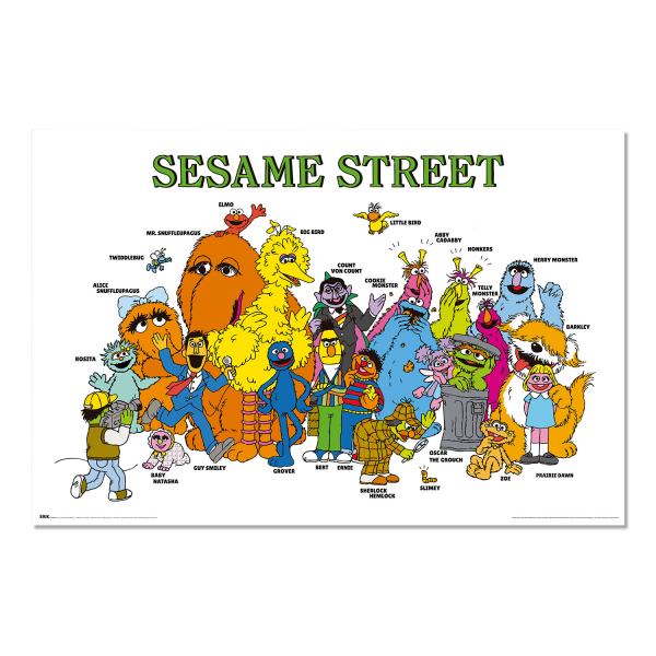 Sesamstrasse - Charactere - Poster 61x91,5 cm