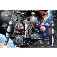 David Penfound - Lunar Landing - Poster 61x91,5 cm