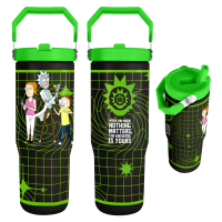 Rick & Morty - Multiverse Grid - Trinkflasche 850 ml