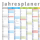 Jahresplaner 2027 - Wandplaner Kalender - Giant XXL Poster - Grösse 140x100 cm