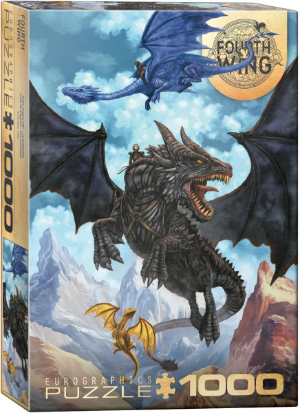 1000 Teile Puzzle - Fourth Wings - Violet die Drachenreiterin
