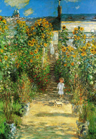 Monet, Claude - Kunstdruck - Il giardino di Monet