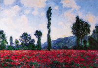 Monet, Claude - Kunstdruck - Campo di papaveri