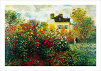 Monet, Claude - Kunstdruck - The Artists Garden