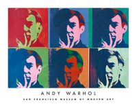 Warhol, Andy - Kunstdruck - A Set of Six Self-Portrai