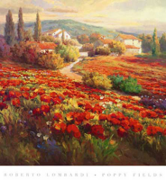 Lombardi, Roberto - Kunstdruck - Poppy Fields