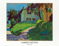 Münter, Gabriele - Kunstdruck - Sommer 1908 (Haus...