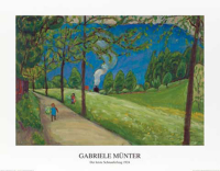 Münter, Gabriele - Kunstdruck - Der letzte...