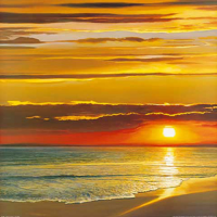 Werner, Dan - Kunstdruck - Sunset on the Sea