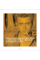 Dean, James - Kunstdruck - Zitat - Good Actor