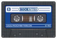 Tape Blau - Blech-Schild