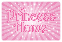 Princess Home - Blech-Schild