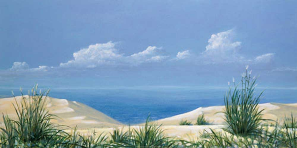 Strände - Kunstdruck - Blauer Horizont