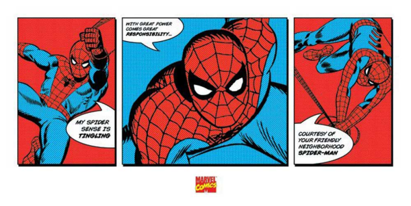 Marvel - Kunstdruck - Spider-Man - Triptych