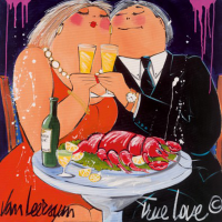El van Leersum - Kunstdruck - True Love