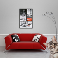 Coca Cola - Poster - Stillleben 2 + 1 Ü-Poster der Grösse 61x91,5cm