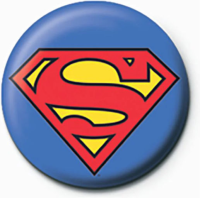 Superman  Logo - Button Badge