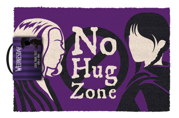 Fußmatte Kokos - Türmatte Kokos - Wednesday - No Hug Zone