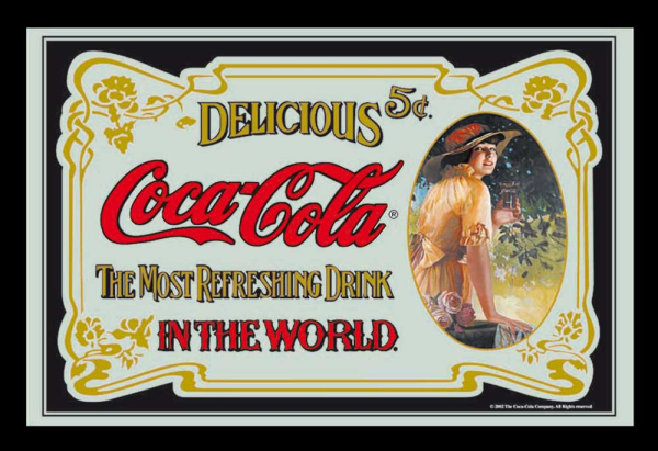 KS254 Coca Cola - Klassik 2 - Bedruckter Spiegel