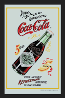 KS251 Coca Cola - 5 Cents - Bedruckter Spiegel