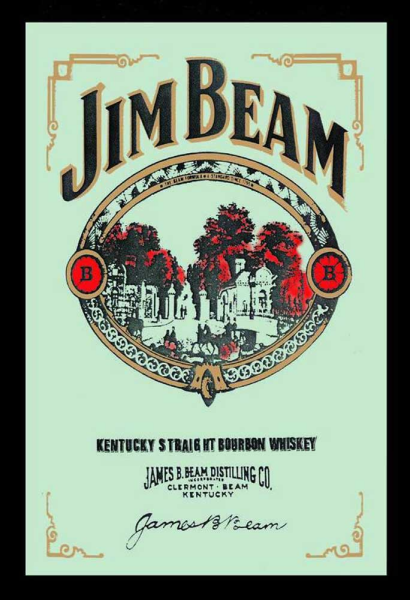KS247 Jim Beam - 2 - Bedruckter Spiegel