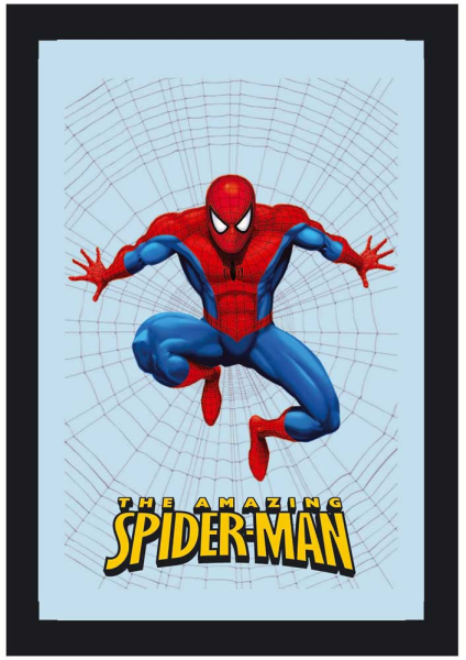KS227 Spider-Man - Netz - Bedruckter Spiegel