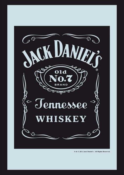 KS7 Jack Daniels - Logo - Bedruckter Spiegel
