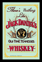 KS142 Jack Daniels - Retro 2 - Bedruckter Spiegel