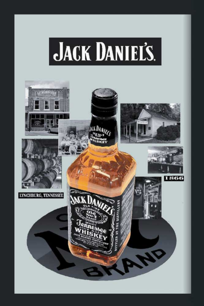 KS310 Jack Daniels - 1866 - Bedruckter Spiegel